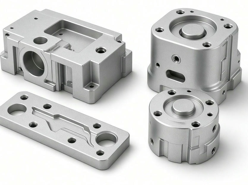 Precision aluminum CNC machined medical device components