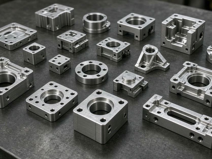 Precision aluminum CNC machined components