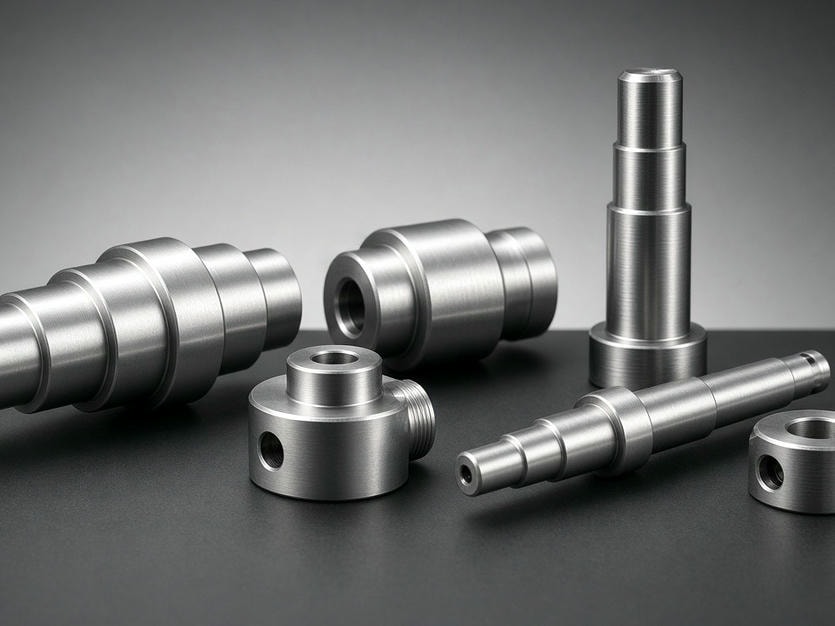 Precision aluminum CNC turned components