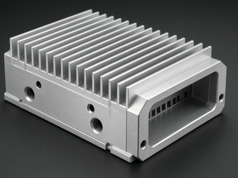 Aluminum thermal housing with machined features