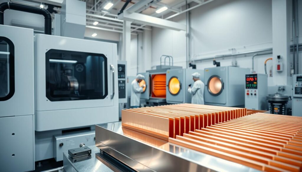 Kupferköpfige Kühlkörperherstellungsprozess Copper Heat Sink Manufacturing Process