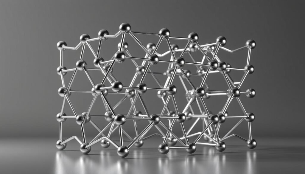 structure cristalline de l'acier inoxydable