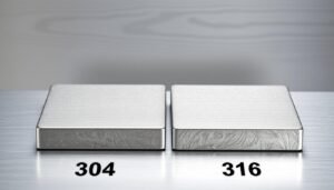 What is the difference between 304 and 316 stainless steel