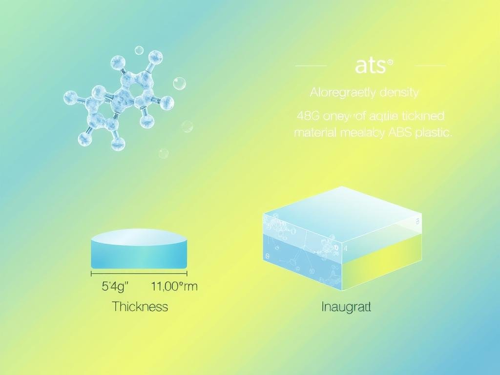 abs plastic density g/cm3