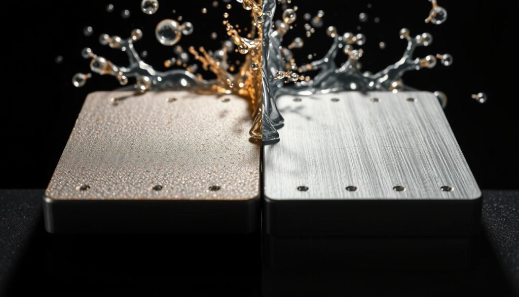 comparaison de la résistance à la corrosion