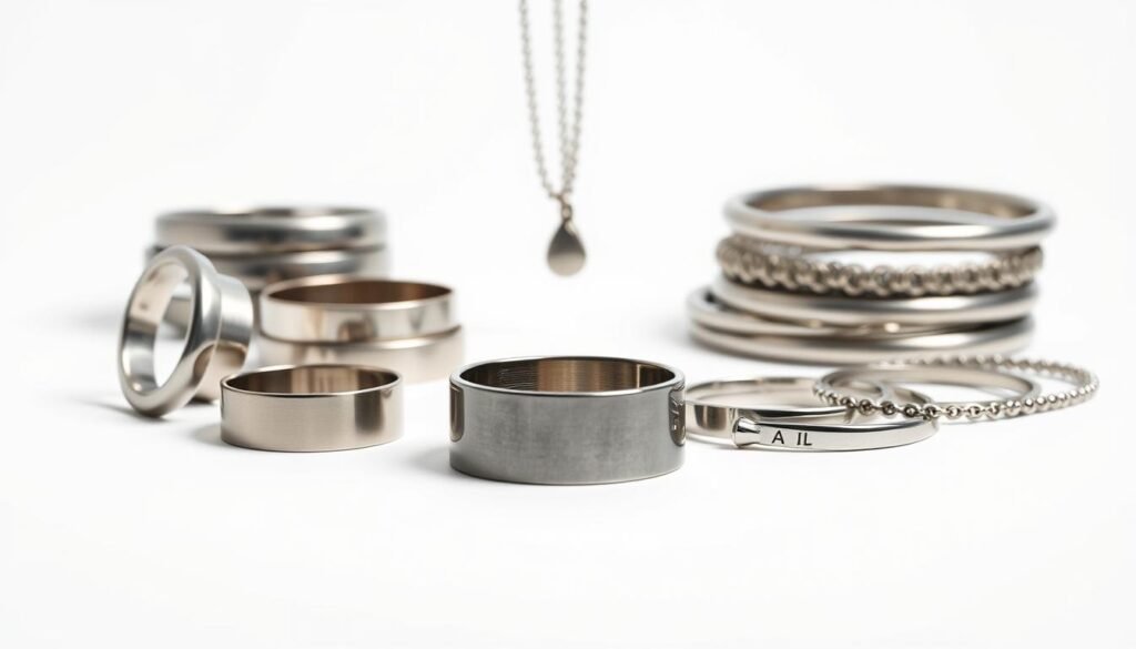 bijoux en acier inoxydable