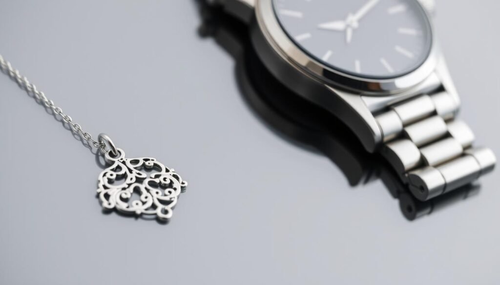 apparence de l'argent sterling vs acier inoxydable